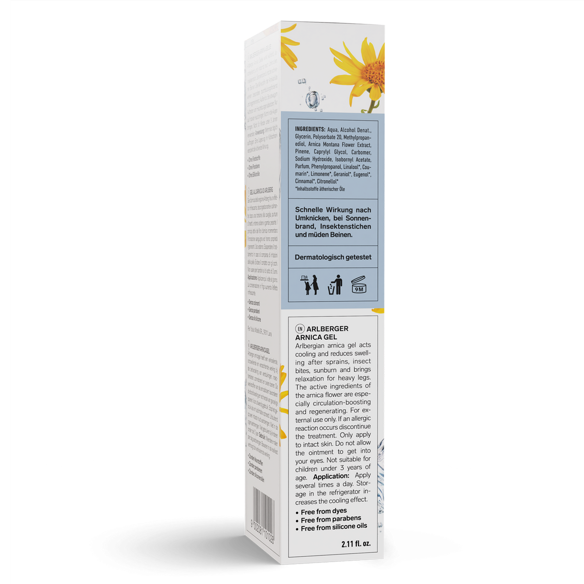 Arlberger Arnica Gel охлаждащ гел от арника - BadiZdrav.BG