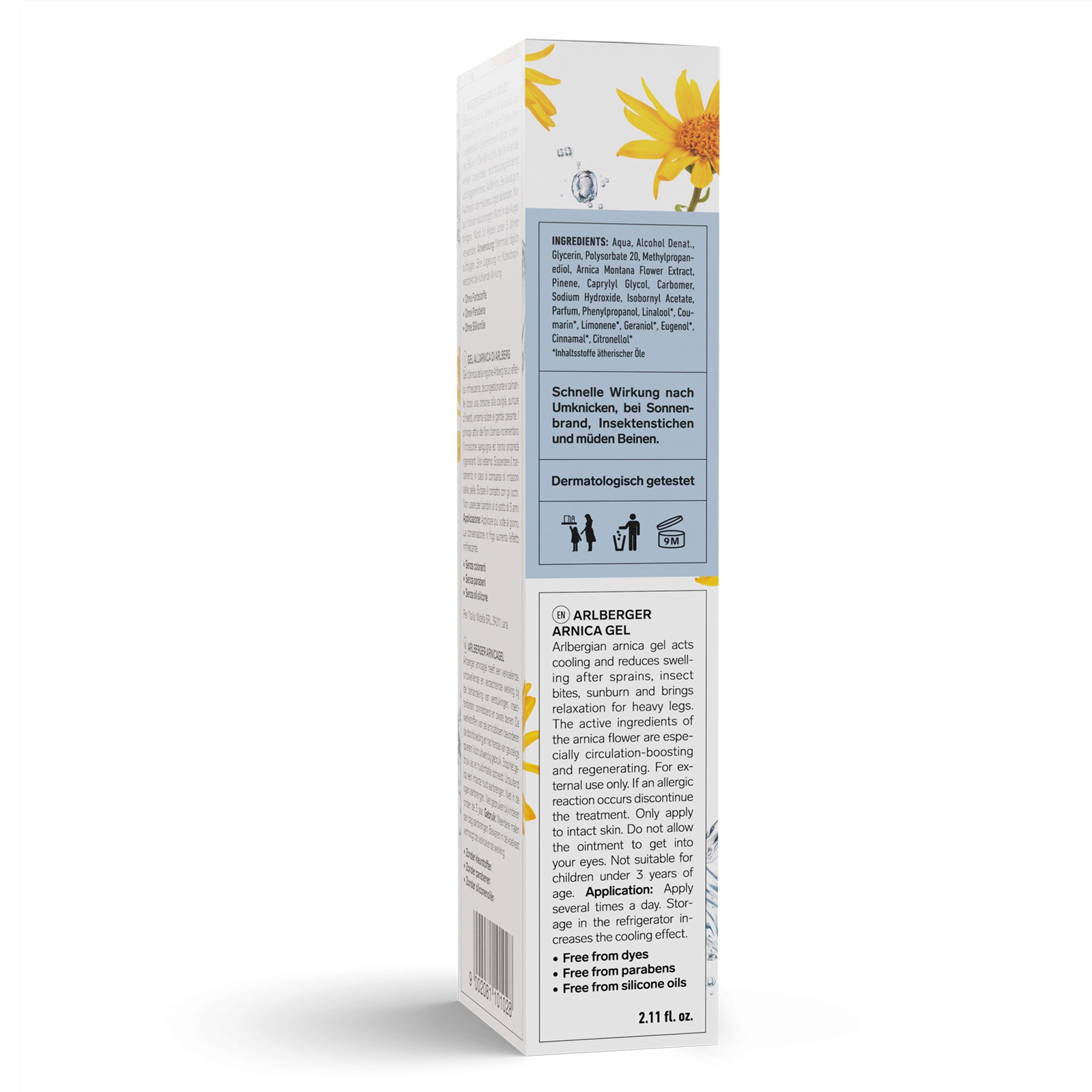 Arlberger Arnica Gel охлаждащ гел от арника - BadiZdrav.BG