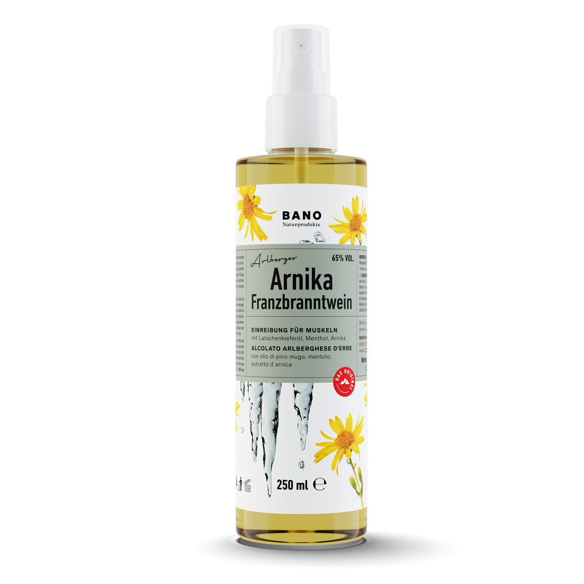 Arlberger Arnica Rubbing Alcohol – спирт за разтривки - BadiZdrav.BG