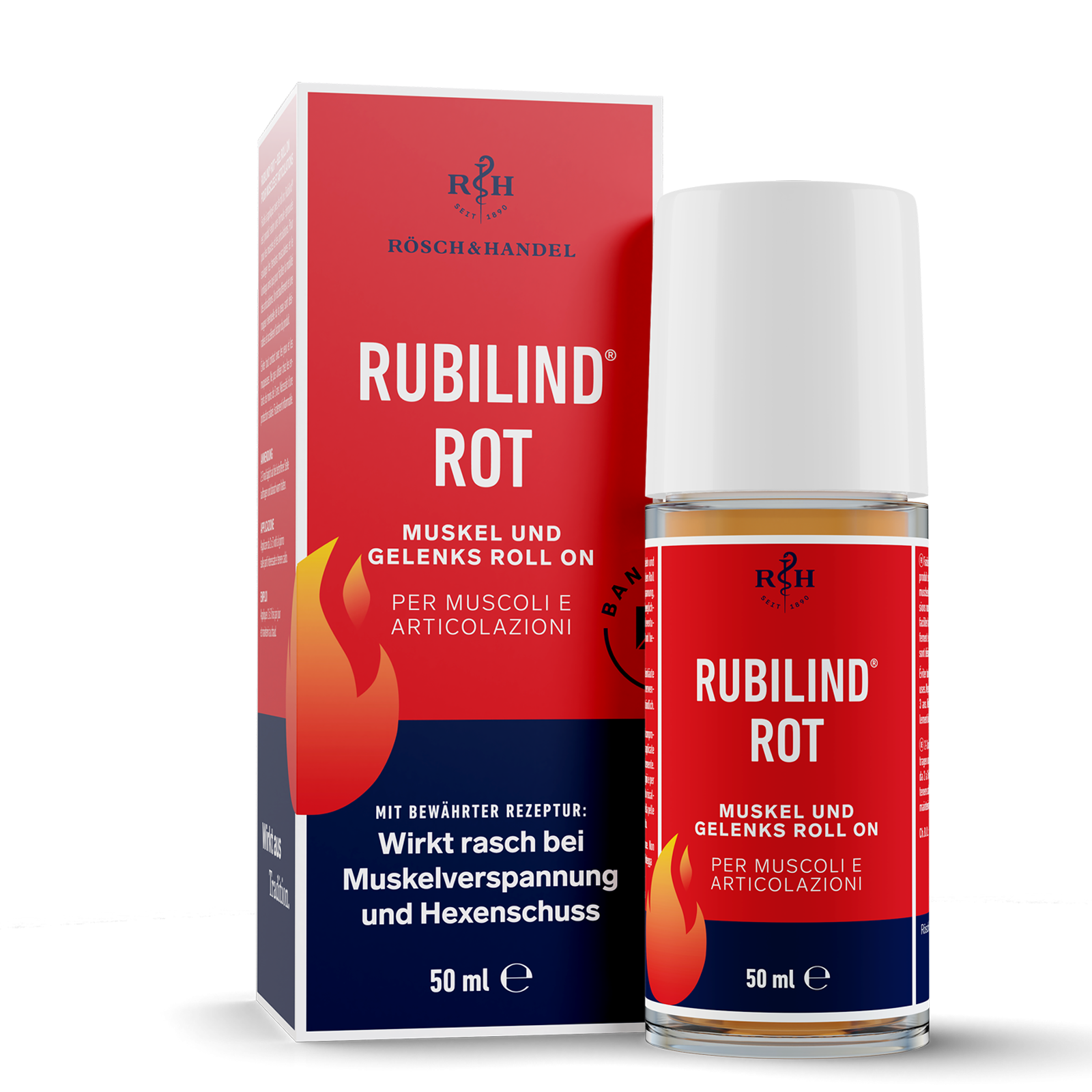 Rubilind Rot рол-он за мускули и стави - BadiZdrav.BG